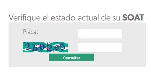 Verificar SOAT por placa 