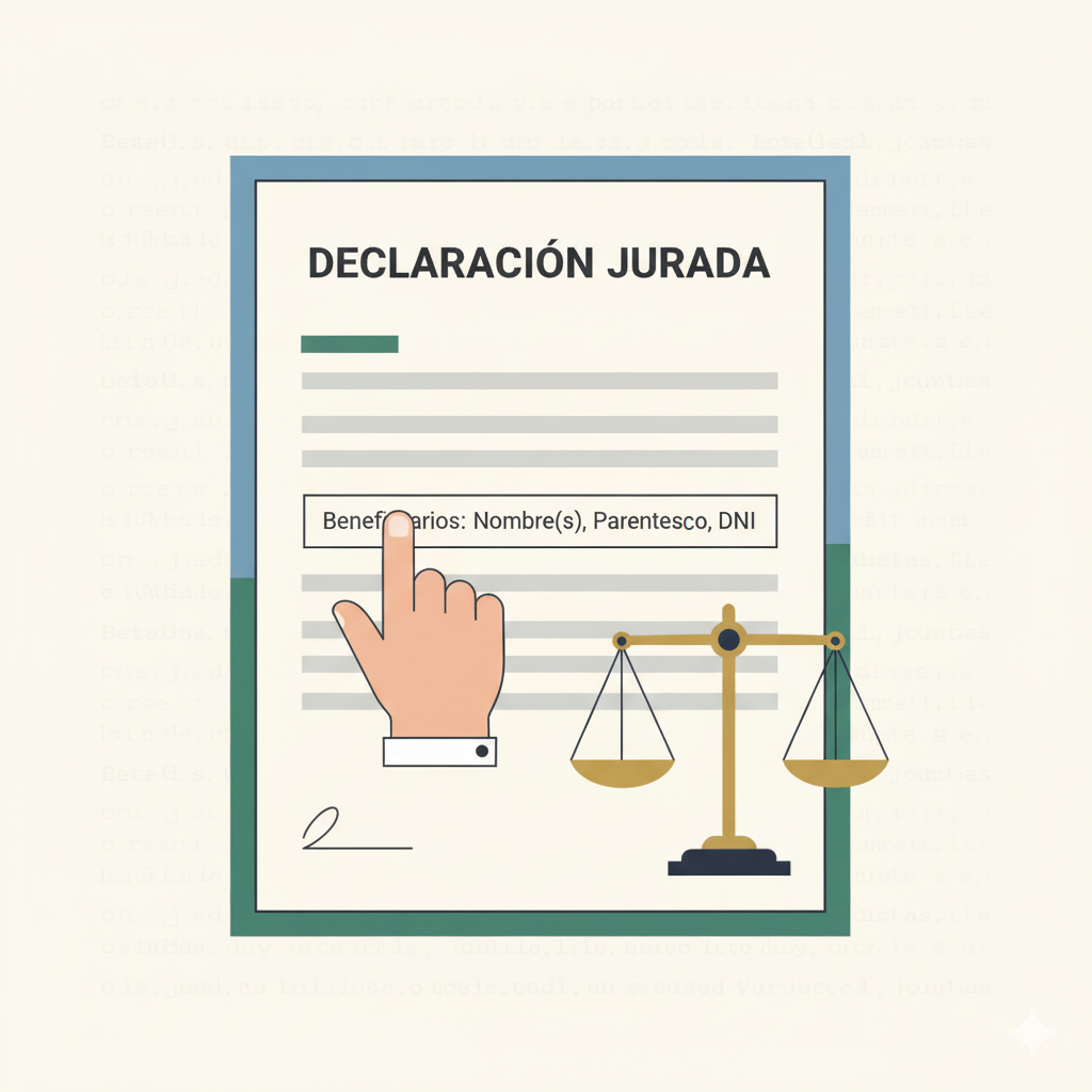 Beneficiarios vida ley: testamento